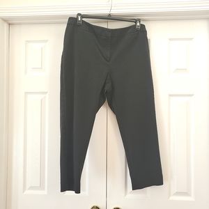 Talbots Heritage Black Cropped Pants 20W